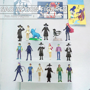 SAO Sword Art Online Action Figure Collection <strong>Asuna</strong> Yuuki <strong>Kirito</strong> Sinon PVC Cartoon Toy in Color Box Perfect Gift Idea - Product Image 2