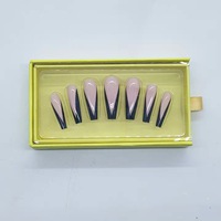 Kit d'extension d'ongles à presser, Emballage pour faux cils, Boîte à cils, Étui pour faux ongles, Marque privée