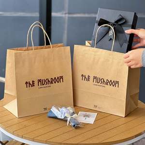 Bolsas de Papel Kraft Ecológicas Personalizadas con Laminación y Asa para Regalo, Logotipo Personalizado para Compras y Regalos - Product Image 6