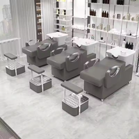 PLUS DESIGN Mobilier de salon contemporain moderne de haute qualité, confortable et réglable, avec shampoing, pour salon de coiffure