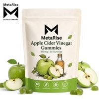 Gummies au vinaigre de cidre de pomme 860 mg, supplément végétalien sans gluten à croquer, favorise la gestion du poids, marque privée OEM