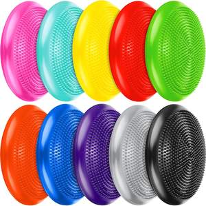 Bola semicircular de masaje Premium, terapia muscular de pie de tejido profundo, bote inflable de PVC para masaje de pies, bola Durian de media punta - Product Image 5