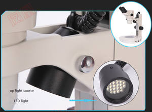 Phenix SMZ180-LB 6.2X-50X Stéréo <span class=keywords><strong>Microscope</strong></span> Binoculaire <span class=keywords><strong>Microscope</strong></span> Stéréoscopique Gem <span class=keywords><strong>Microscope</strong></span> pour Réparation Mobile - Product Image 6