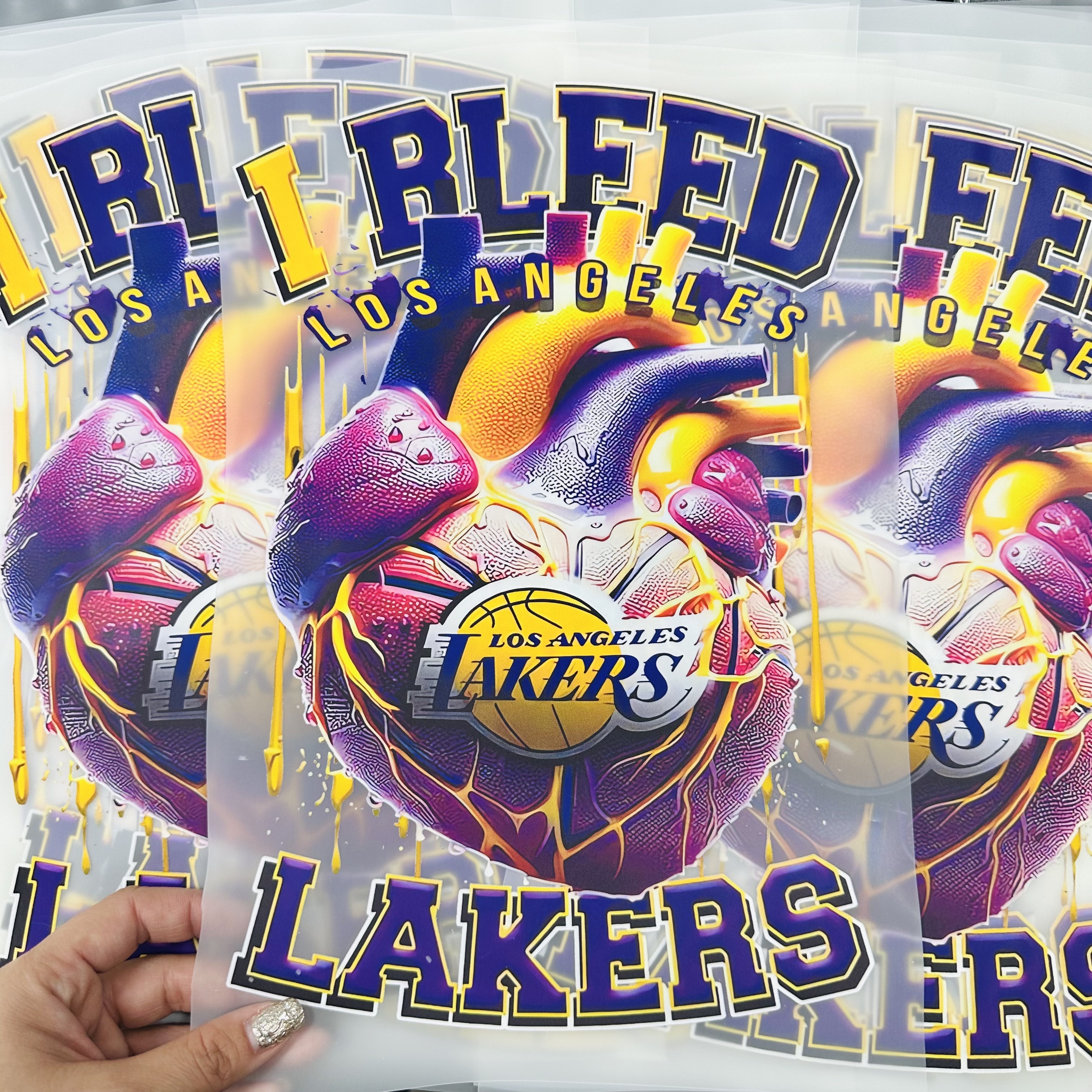 High Quality Custom Plastisol Transfer Printing Durable and Washable NFL Teams Heat Transfers for Clothing