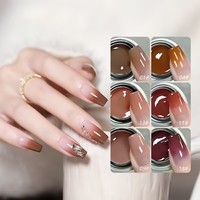 18 couleurs 8g facile floraison Gel polonais Pat Gel ombre Pat peinture Gel