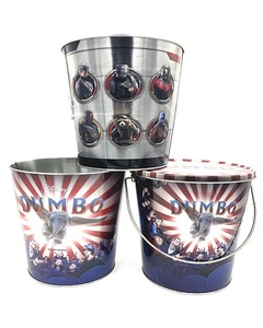 DADI personalizado película palomitas cubos lata <span class=keywords><strong>de</strong></span> metal con asa y tapa - Product Image 6