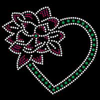 Strass thermocollants personnalisés en forme de rose pour la vente en gros – Fabricants de strass à transfert floral