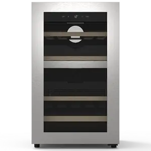 Buona vendita ODM Free-Standing No-frost Smart Dual Zone Temperature LED sistema di illuminazione per Wine fridge Cooler