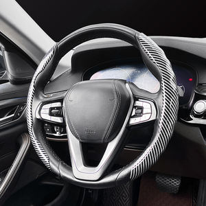 Cubierta de <span class=keywords><strong>volante</strong></span> deportivo con textura de fibra de carbono, cubierta <span class=keywords><strong>protectora</strong></span> de timón, caja de abrazadera segmentada, piezas y accesorios Automotrices - Product Image 2