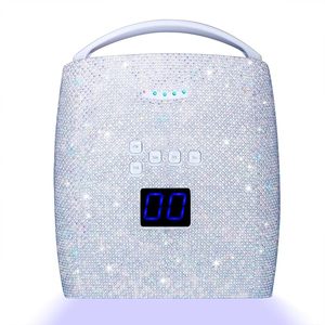 Rechargeable Gel Nail Dryer <b>with</b> Handle Nail Art Manicure Tools for Home and Salon 48W Cordless UV LED Nail <b>Lamp</b>, - Product Image 1