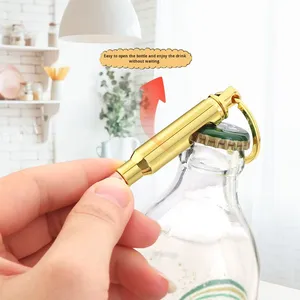 Sáng tạo ánh sáng sang trọng đạn mở chai Carabiner <span class=keywords><strong>Keychain</strong></span> UV in thời trang kim loại quà tặng tùy chỉnh đóng gói riêng - Product Image 4
