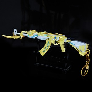 Jeu de combat d'armes périphériques modèle Ak47 King's Shadow demi démontage décoration gros porte-clés pendentif Mini pistolet jouet - Product Image 2
