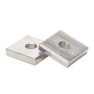 Customized Galvanized Stainless Steel Din 557 1/2 1/4 M3 M4 M5 M6 M8 Rectangle Square Nut