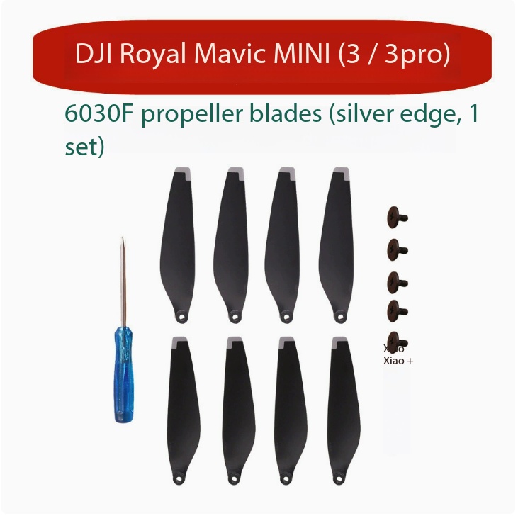 Hélices Silver Edge pour Mini 3 / 3 Pro