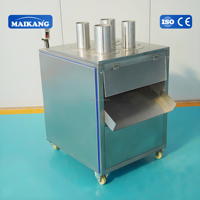 Multi-port Push-Down Plantain Snijmachine Professionele snijmachine voor aubergine, komkommer, taro & bamboescheuten met nauwkeurig snijden