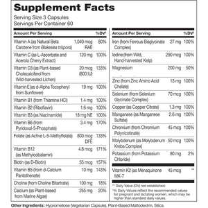 Cápsulas veganas multivitamínicas prenatales, suplemento Fetal de hierro quelatado con folato vegetal, vitaminas prenatales de etiqueta privada OEM - Product Image 5