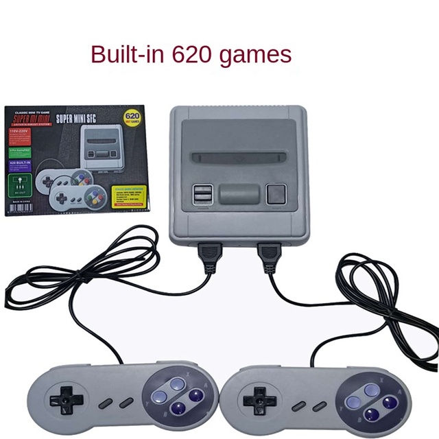 S-F-C Mini Home TV Game Console, Classic Retro Game Player with Built in 620 Games