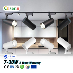 Luz de Riel LED COB de 7W-30W, DIP-CCT Seleccionable, CRI90, Controlador No Aislado, Estándares de la UE (CE EMC RoHS), 2 Años de Garantía - Product Image 6