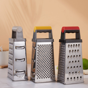 Stainless Steel 4 Sides Hand <b>Cheese</b> <b>Graters</b> Vegetable Ginger Slicer <b>Cheese</b> <b>Grater</b> Shredder Vegetable Slicer - Product Image 3