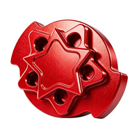 Bouchon de radiateur en alliage d'aluminium CNC en forme de pentagramme pour scooter NMAX, accessoire de modification, Chine