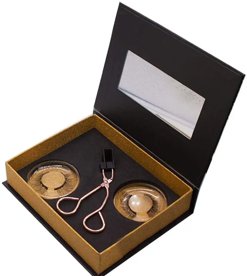 Kit de cílios postiços magnéticos 8d, ferramenta natural de maquiagem, sem delineador