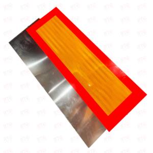 Placa Reflectante Rectangular de Aluminio con Logotipo Personalizado, para Camiones, Remolques y Vehículos, Placa de Seguridad Trasera Reflectante - Product Image 5