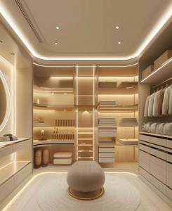 Armario personalizado para el hogar, dormitorio, nuevo estilo chino, venta de armario de madera, almacenamiento y almacenamiento - Product Image 4