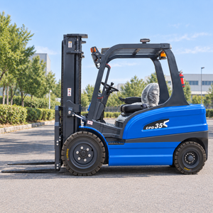 China Electric Forklift Factory <b>Small</b> 4 <b>Wheel</b> Forklift 2.5 Ton 3 Ton Lifting Height 3M-7M for Handling Equipment - Product Image 6