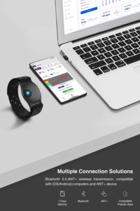 Pelacak Aktivitas Olahraga Nirkabel Perangkat yang Dapat Dipakai Tahan Air IP67 Pelacak Kebugaran Detak Jantung Pria Wanita Gelang Pintar Kesehatan BLE - Product Image 3