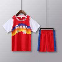 Maillot de basket-Ball respirant pour enfants, nouveau produit personnalisé de haute qualité, ensembles de balles de sport d'entraînement d'été pour enfants, 2023