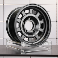 Nouvelles jantes en alliage noir mat à double couche de style militaire, 15-24 pouces, 6x139.7/5x165.1/5x139.7 E25, compatibles avec Hilux