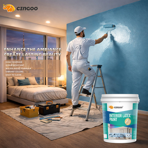 Pittura Murale Acrilica Opaca Antimuffa e Antigraffio Golden 2 <span class=keywords><strong>in</strong></span> 1, 18L, Vendita Diretta dalla Fabbrica, Rivestimento Liquido Lavabile - Product Image 1
