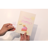 Usine sans fin carte de voeux musicale joyeux anniversaire Joker paillettes papier cadeau pour la Saint-Valentin anniversaire jeûnes fée amour