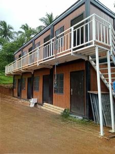 2 Story Small Structure Steel Movable Customizable 3 Bedroom Detachable Prefabricated Container <b>House</b> Security Pavilion - Product Image 2