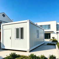 SKYLINE Maison conteneur détachable et respirante de 20 pieds, livraison rapide, maisonnette préfabriquée prête à l'emploi, bureau modulaire de luxe, Sud-Est