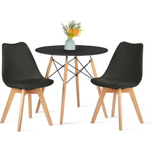 <span class=keywords><strong>Table</strong></span> à manger ronde blanche moderne avec piétement, petite <span class=keywords><strong>table</strong></span> ronde de loisirs pour le thé, le café ou la cuisine - Product Image 5