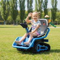 Solución de Alquiler Profesional QIQU para Miembros de IAAPA, Go Karts Eléctricos para Niños con Placa de Acero Blindada y Doble Motor