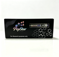 Boîte à stylo holographique avec logo personnalisé, boîte à stylo en carton avec laminage mat de luxe, revêtement UV, étiquette, flacon, emballage de peptides, boîte cadeau