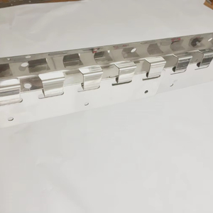Rail de suspension en acier inoxydable S/S304 pour porte industrielle, rideau à bande souple en PVC, feuille de plastique transparente fine, utilisation pour store - Product Image 4