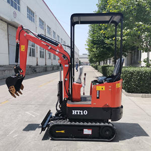 Mini-excavatrice de 1 tonne HT10 avec cabine fermée et moteur à émissions EURO V, minibagger - Product Image 5