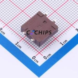 TSB12311-080D532DH-R0500 Tactile Switch SMD-4P,11.7x11.5mm Switch Single Pole Single Throw Round Button 2.8N 11.7mm - Product Image 2