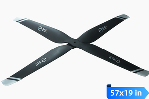 RAYI 57x19 Accessoires de drone Hélice en fibre de carbone 57 pouces pour moteur de drone agricole <span class=keywords><strong>Hobbywing</strong></span> H13 Hélice combinée coaxiale - Product Image 6