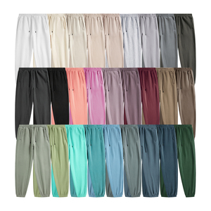 กางเกงวอร์มขาบานสำหรับผู้ชายพิมพ์ลายโลโก้ตามสั่ง - Product Image 6