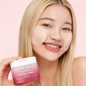 Tampons toniques nettoyants pour le visage en bambou et coton 3 en 1 OEM ODM lissage blanchissant betterave apaisant pour la peau Corée - Product Image 4