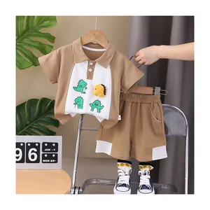 Großhandel Sommer Kinderbekleidung Tier-Jungen-Sets Jungen-Bekleidungs-Sets modische Jungen-Babybekleidung