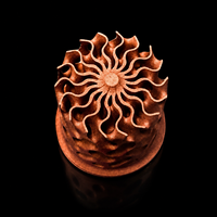 Núcleo de Intercambiador de Calor Anular de Metal Impreso en 3D Personalizado para Refrigeración de Motores y Turbinaria