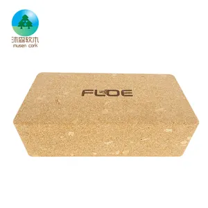 China Wholesale Custom Printed Yoga Block Gym Fitness Workout Cork Yoga Blocks For Women Workout 349inch