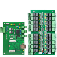 Contrôleur d'ascenseur S4A 20 étages avec serveur Web TCP/IP, carte de contrôle d'accès pour ascenseur, prend en charge la lecture RFID, les codes QR et les lecteurs biométriques