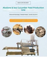Machine extrudeuse d'aliments flottants pour abalone, ligne de fabrication automatique de granulés soufflés, usine de transformation d'aliments pour animaux de compagnie