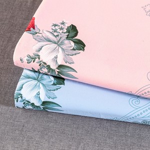 핫세일 미국 스타일 꽃무늬 식물 프린트 100% 코튼 두꺼운 침대 플랫 시트 - Product Image 3